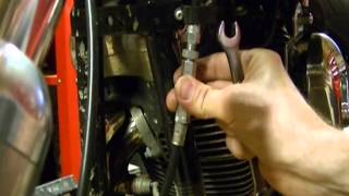 How to Adjust the Clutch Cable on a Harley Davidson Motorcycle [upl. by Tonina]