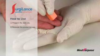 How to Use SurgiLance™ Safety Lancets [upl. by Enomor]