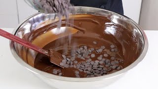 Temper Chocolate  Seeding Method [upl. by Ahtivak502]