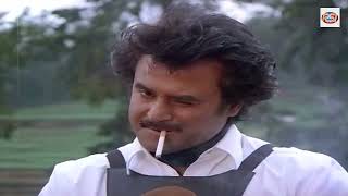 Rajinikanth Cigarette Style Scene  Gautami  Dhanwan No1 Best Fight Scene South Movies [upl. by Nhguav]