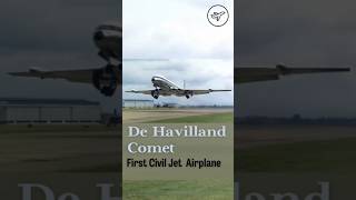 De Havilland CometFirst Jet Powered Civil Airplane shorts aviation [upl. by Eiznek628]