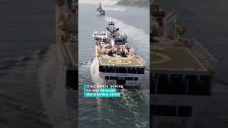 Türkiye sends off Oruc Reis Seismic Research Vessel [upl. by Nomar536]