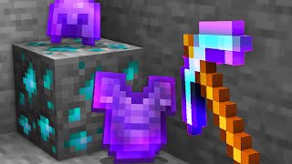 Minecraft But Ores Drop OP Items [upl. by Alexander]