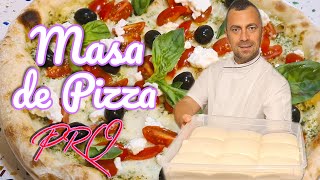 Masa de Pizza Profesional en tu Casa receta facil [upl. by Burns]