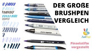 Brushpen Vergleich Pinselstifte in der Übersicht  FarbCafé [upl. by Perdita]