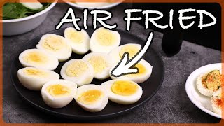 Air Fryer Hard quotBoiledquot Eggs Is it easier [upl. by Nickelsen]