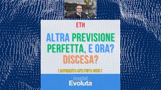 ETHEREUM  Analisi Evoluta del 6012024  Altra previsione perfetta e ora Discesa [upl. by Antonella]