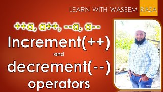 Increment and Decrement Operators in C increment decrement [upl. by Reginauld]