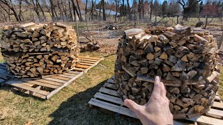 How to Stack UGLY Firewood [upl. by Elisee]