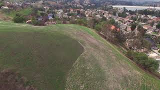 Drone video shows regrowth in the Canyon Fire 2 burn area [upl. by Nangem]