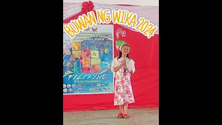 Buwan ng Wika 2024 sa Balele Elementary School [upl. by Ellek]