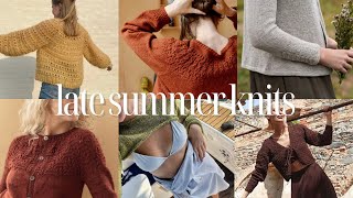 late summer knits pattern inspiration  breezy layers lacework and light fabrics [upl. by Akoek]