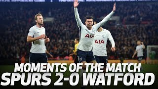 DELES FORTNITE CELEBRATION  MOMENTS OF THE MATCH  SPURS 20 WATFORD [upl. by Yorztif]