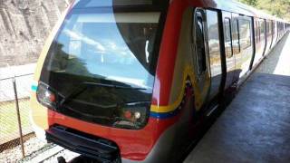 Inician operaciones nuevos trenes en línea 1 del Metro de Caracas sep 2011 [upl. by Aloek]