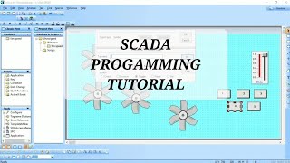 SCADA System tutorial using Wonderware Intouch software scada automation [upl. by Elauqsap324]