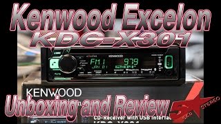 Kenwood Excelon KDC X301 unboxing and review [upl. by Junko]