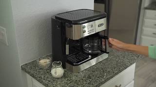 DeLonghi Combination Coffee and Espresso Machine  HSN [upl. by Blain]