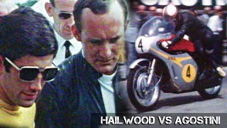 Mike Hailwood vs Giacomo Agostini  1967 Diamond Senior Isle of Man TT Race [upl. by Lole451]