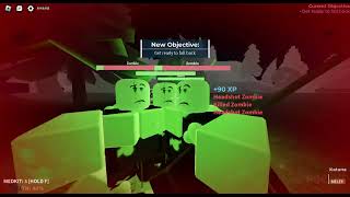 Roblox Zombie Stories Base HawkSamurai Failure Attempt [upl. by Alidis]