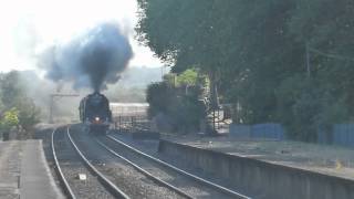 71000 Duke of Gloucester  60163 Tornado on The Tamar Devonian Bristol 280712 [upl. by Otrebilif]