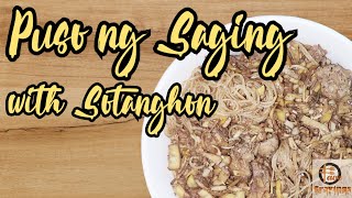 PUSO NG SAGING with SOTANGHON  Easy Vegetable Recipe  Super Easy Recipe  Fave Cravings 4 [upl. by Luapnaej]