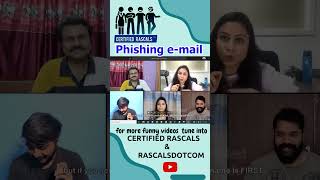 Phishing email  Certified Rascals comedy officelaughs Training shorts [upl. by Gilead]