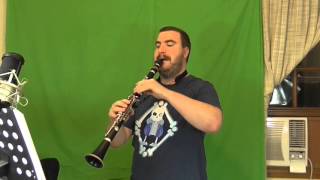 Alfred Uhl  Clarinet Etude No 6 Performed by Peter Anthony Smith [upl. by Jerrold]