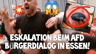 Tumulte ❗️ 😱 ESKALATION 💥 Störungen ⚡️ Beleidigungen 🫣 bei Bürgerdialog AfD Essen 🗣 Philharmonie NRW [upl. by Decamp]