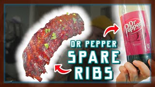 DR PEPPER SPARE RIBS VOOR VADERDAG  BBQen met Nick [upl. by Rasure]