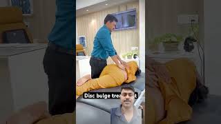 Dice bulge chiropractic treatment chiropractor doctor beauty shortfeed feed ytshortsindia [upl. by Ruth196]