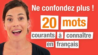 Paronymes  ne confondez plus ces 20 mots courants  Vocabulaire français [upl. by Ocirrej]