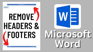 How to Remove All Headers amp Footers in Microsoft Word [upl. by Ylla]