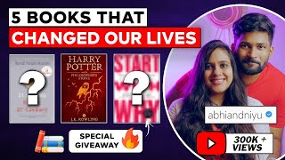 Books that changed our lives  Top books to read 2021  GIVEAWAY INCLUDED  Abhi and Niyu [upl. by Hpesoy]