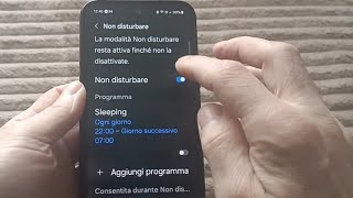 Disattivare modalità non disturbare samsung [upl. by Branch]