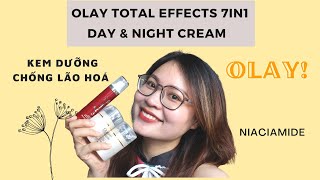 mình review kem dưỡng chống lão hoá OLAY UK Olay Total Effects Regenerist Whip DrBam [upl. by Trebreh]