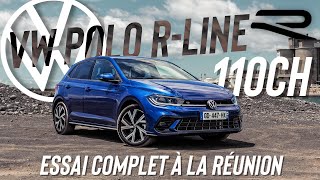 Volkswagen POLO RLINE 2022 110CH  TOUT DUNE GOLF   Essai à la Réunion 🇷🇪 [upl. by Sybille]