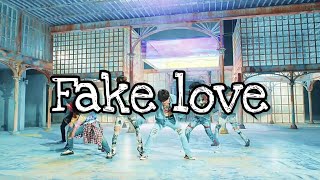 BTS FAKE LOVE Spanish version  Cover en Español Lyrics [upl. by Nelo]