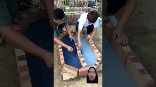 Kamu suka warna apa kolamnya diy woodworking beyblade experiment shortsvideo fishing [upl. by May]