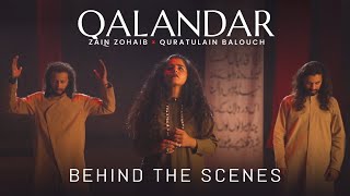 Qalandar  Behind The Scenes  Zain Zohaib ft Quratulain Baloch [upl. by Kihtrak651]