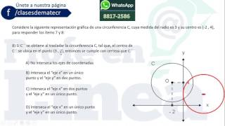 Pregunta 8 Bachi Academico NOCTURNO Noviembre 2016 Academia Infinito Heredia CR [upl. by Trahern]