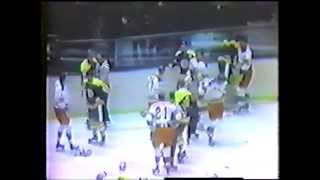 Wayne Cashman BOS vs Brad Park NYR [upl. by Minnie]