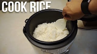 How to Cook Rice in a Rice Cooker EASY [upl. by Matilde]