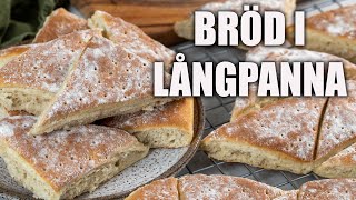 Bröd i långpanna  Saftigt gott bröd med havregryn och rågsikt [upl. by Tiernan]