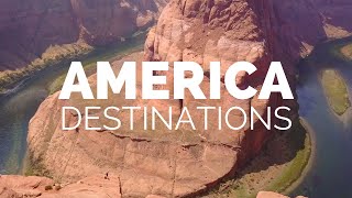 25 Most Beautiful Destinations in America  Travel Video [upl. by Amalbena287]