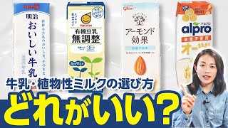 【どれが好き？】牛乳、豆乳、アーモンドミルク、オーツミルクの特徴をまとめてみた [upl. by Christabel]