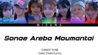 CANDY TUNE  Sonae Areba Moumantai  Color Coded Lyrics KANROMENGINDO [upl. by Edea]