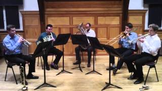 Three Madrigals  Concentus Brass Ensemble [upl. by Orestes]