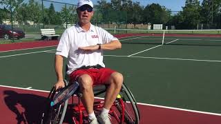 Wheelchair tennis Serve [upl. by Viveca]