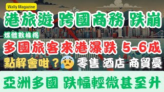 今年前半年香港旅遊業全方位崩跌！數國來港旅客減少五至六成，旅遊、零售、酒店、商業零售前景堪憂，探討原因。 [upl. by Gerome]