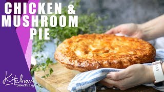 Chicken amp Mushroom Pie with Puff Pastry [upl. by Gavrilla114]